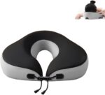 Face Down Recovery Pillow with Adjustable Strap, Prone Sleeping Headrest with Removable Cover for Post Surgery Support