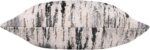 Pack of 2  Style Decorative Throw Cushions for Sofa Bed Card Chair Geometric Cushion Cases Jacquard Chenille (Grey Stripes, 18 X 18 Inches) - Image 2