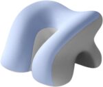 Memory Foam Desk Pillow for Napping, Ergonomic Neck Pillow for Sleeping with Slow Rebound Support for Office, Car and Airplane