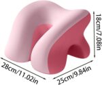 Memory Foam Desk Pillow for Napping, Ergonomic Neck Pillow for Sleeping with Slow Rebound Support for Office, Car and Airplane - Image 2