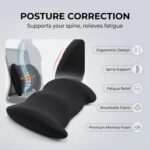 Lumbar Support Pillow, Memory Foam Back Cushion for Lower Back Support, Ergonomic Support for Office Chair, Car and Gaming Chair - Image 2