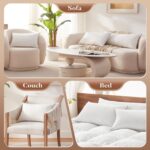Memory Foam 14 x 36 Inch Throw Pillow Insert, Lumbar Pillow Insert for Decorative Throw Pillow, Couch and Sofa - Image 2